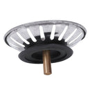 Food Waste Stopper Spin Lock 8cm Dia Sink Drain Drainer Strainer M7S9