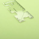 Acrylic Patchwork Thickness Ruler Measuring Gauge Clothes Measuring Tool A