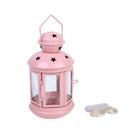Portable LED Candlestick Light Table Lantern Lamp Ornaments Xmas Home Decoration