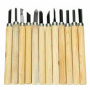 1 set of 12 Wood carving Hand Chisel Tool For Woodworking Gouges Kit