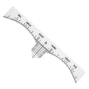 10pcs/Set Disposable Accurate Tattoo Eyebrow Ruler Stickers Cosmetic Tool