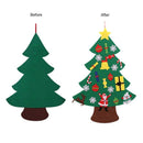 Power Felt Christmas Tree with Lovely Ornaments Door Wall Hanging Decoratio