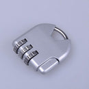 3-dial Combination Lock Luggage Travel Padlock Gift 3C