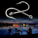 1Pcs 20/0 Large Stainless Steel Fishing Hooks Big Game Thick Tuna 7731 Fish Hook