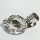 Round Base Boat Bow Rail Fitting 22mm Tube Marine Boat Hardware Useful gft