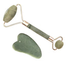 2 In 1 Jade Massage Stick Jade Roller Scraping Set Facial Massage Face-Lift