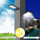 36LED Waterproof Wall Lamp Infrared Sensor Outdoor Garden Yard Solar Light