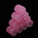 20 Pieces Plastic Salon DIY Women Self Grip Hair Rollers Waves Bangs Sticky
