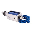 DC 12V 1A 10mm Stroke Push Pull Type Open Frame Solenoid Electromagnet