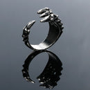 Open Adjustable Men Street Dragon Alloy Claw Finger Rings Jewelry Gifts