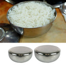 4Pcs Traditional Korean Style Rice Steaming Bowl W/ Lid Noodles For Kid's