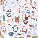 10Pcs Luminous Temporary Tattoo Stickers Christmas Carnival Party DecorationB3C