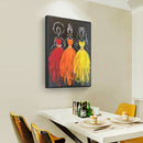 5D DIY Diamond Painting Kit Three Girls Full Round Drill Picture Handicraft
