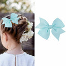 Ribbed Tape Swallowtail Bow Children's Hairpin Baby Hair Clip Headdress FHA