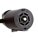 12V Car Plug 7 PIN Trailer Plug American 7 Way Blade Round Connector Traile