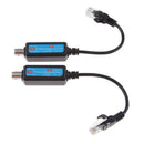 Plastic ABS Video Balun Passive Video Balun IP Over Coaxial Extender Black