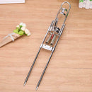 Stainless Steel Automatic Dual Trigger Spring Type Fishing Rod Holder