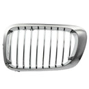Car Front Bumper Chrome-Plated Kidney Intake Grille Grill for Bmw E46 325Ci