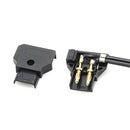 2x D-Tap 2 Pin Male Connector Plug for BMCC BMPC Camera DSLR Rig Power Cable