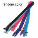 10Pcs 20cm Lace Closed End Zippers Nylon For Purse Bags Multicolor DIY Sewing