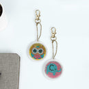 5pcs DIY Full Drill Diamond Painting Animals Keyring Cross Stitch Keychain