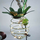 25 LED Solar Pineapple Light Waterproof Hanging Lantern Lamp Xmas Garden LES