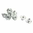 10 pieces metal wood inlay socket nut nut groove for furniture M4 x 11mm x  L7D8