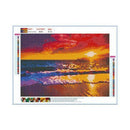 4 Pack Seaside DIY 5DDiamond Painting Full Drill Cross Stitch Craft Home Decor