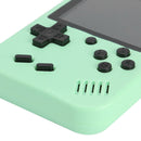500 Games Pocket Game Console Adults Kids Handheld Gaming Player (Green)