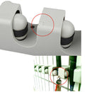 5 Position Kitchen Storage Mop Broom Holder Tool Plastic Wall Mounted