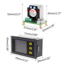 Digital Multimeter Dc 0-90V 0-100A Voltmeter Ammeter Power Monitor W Hall S