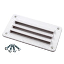 ABS Plastic Louvered Vent Ventilation for Boat, Caravan & RV 14cm x 7.9cm