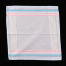 12 Pieces Fashion Classic Womens Pocket Handkerchief Kerchief Jacquard - 100%