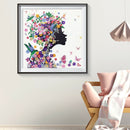 5D DIY Special Shaped Diamond Painting Girl Cross Stitch Mosaic Craft Kit