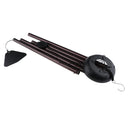 5 Tubes Wood Metal Aluminum Wind Bell Chimes Hanging Home Decoration Crafts Wind