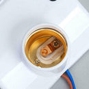 E27 Infrared Motion PIR Sensor Automatic Alarm LED Light Holder Lamp E4T8