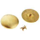 10 Sets Brass Button Studs Nail Cap Rivets Leather Crafts Soild Brass Button