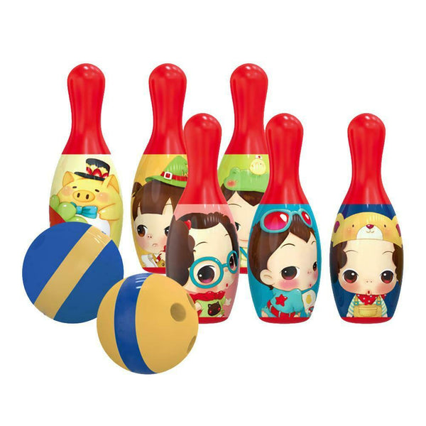 ABS Mini Bowling Toys Set Educational Tool Strengthen Baby's Muscle Control