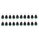 20 Packs 3.5mm 3 Pole Stereo Audio Vedio Male To 3 Screw Terminal