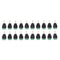 20 Packs 3.5mm 3 Pole Stereo Audio Vedio Male To 3 Screw Terminal