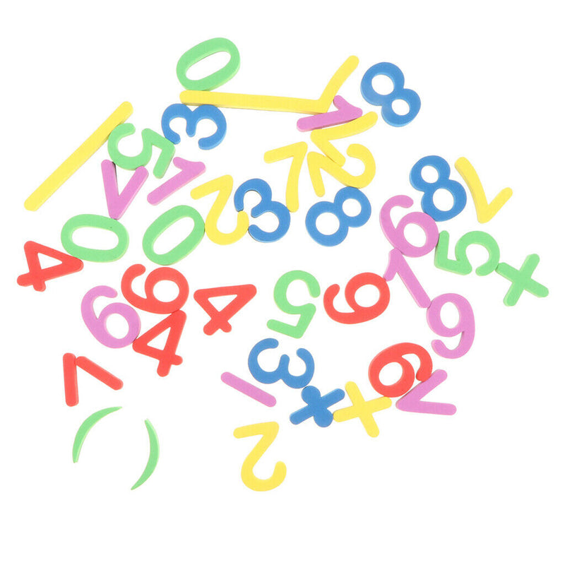 39pcs Numbers Set EVA Magnetic Fridge Magnet Auto Car Stickers Children