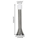 1x 85mm Rubber Cap Metal Door Stops Spring Stopper Wall Mounted Skirting Board