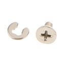 2Pair Battery Back Cover Screw Bolt Replacement For Nintendo New 3DS XL LL