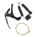Single-handed Guitar Capo+Guitar String Winder Cutter Pin Puller+Strings