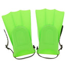 Kids Adults Adjustable Fins Swimming Diving Swimming Fins - Green, S: 25-30 A3U6