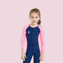 Dive&Sail M Dark Blue New Long Sleeve Wetsuit Kids One Piece Swimsuit Divin
