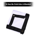 120'' Indoor Portable Projector Screen Soft Home Cinema Movie Screen 16:9