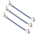 6.35mm Mono Male to 6.35 Male Guitar Pedal Braided Cable for Guitar Effect Pedal