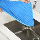 Multi Function Storage Rack Water Filter Pad Silicone Dish Drying Mat Water