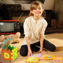 36Pc Baby Kids Alphabet Educational Puzzle Blocks Pad Game Infant Child J0D9